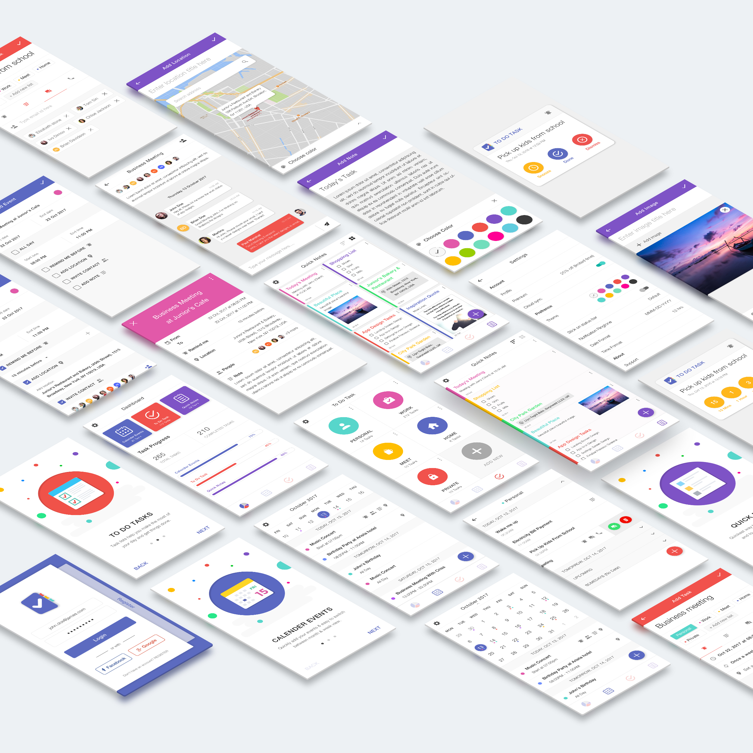 To Do Task Manager Mobile App Design