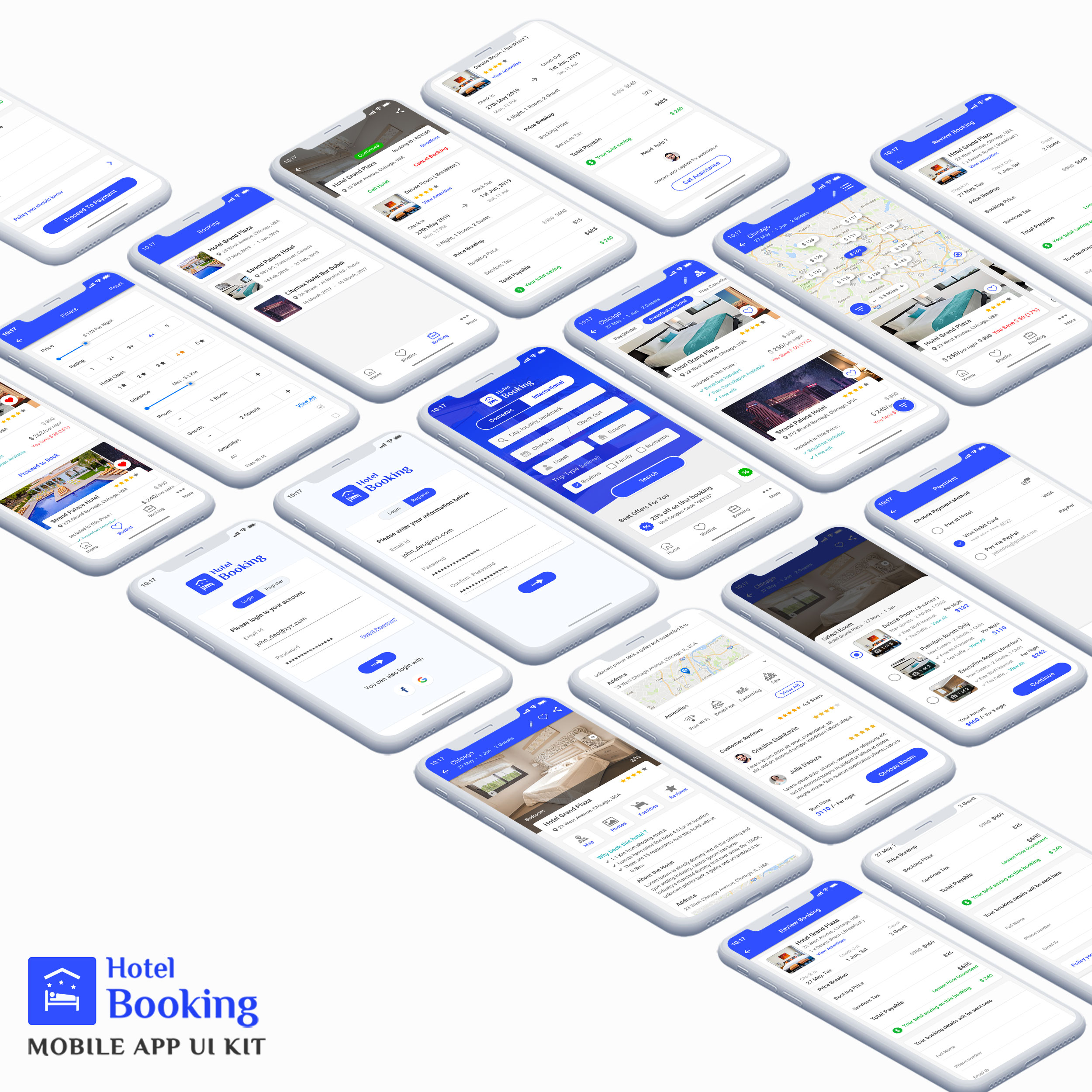 Hotel Booking Mobile App Design